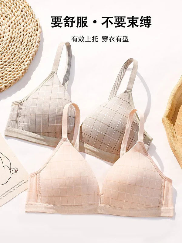 Luxury Desires Checkered Bra - Skin | High Quality & Comfortable