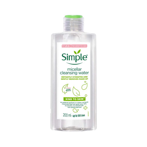 Simple Micellar Cleansing Water 200Ml | Gentle & Effective