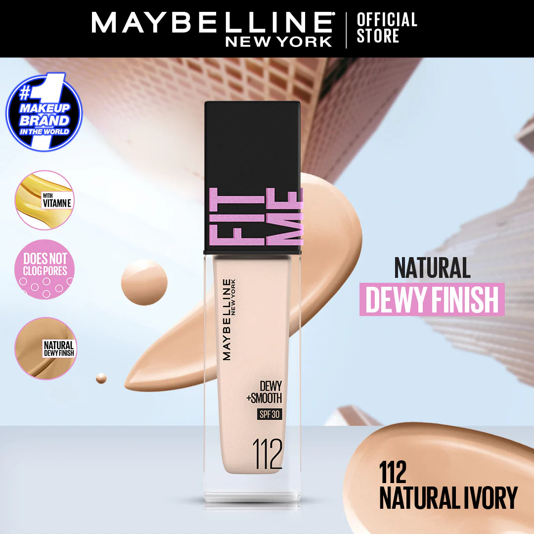 Maybelline New York Fit Me Dewy & Smooth Foundation 30 ML