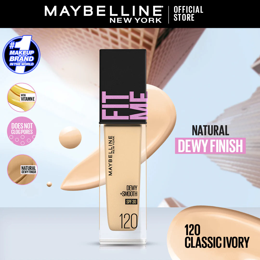 Maybelline New York Fit Me Dewy & Smooth Foundation 30 ML