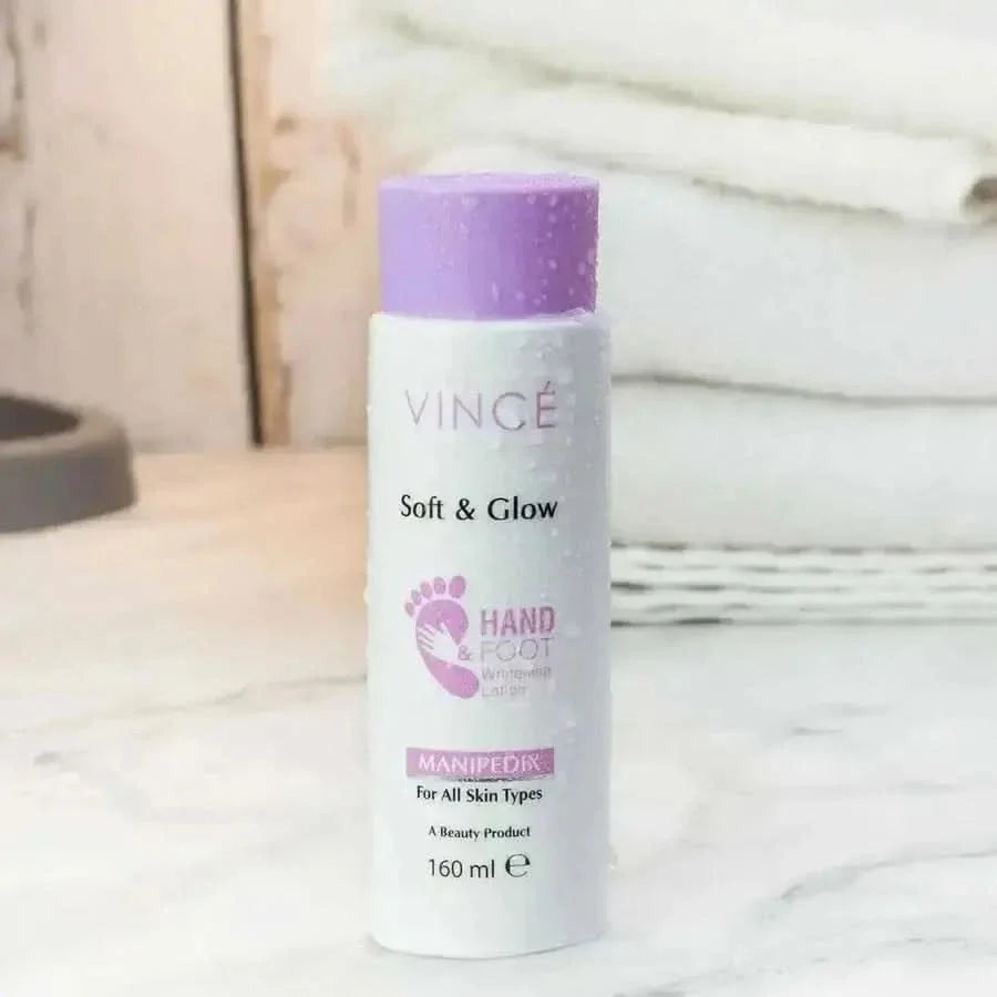 Vince Soft & Glow Hand & Foot Whitening Lotion 160ml