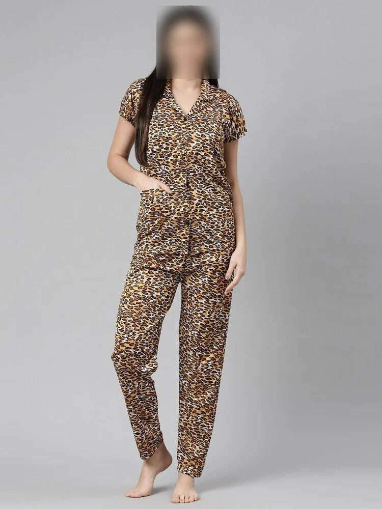 Cheetah Print Shirts & Pajamas Sets – Luxury Desires