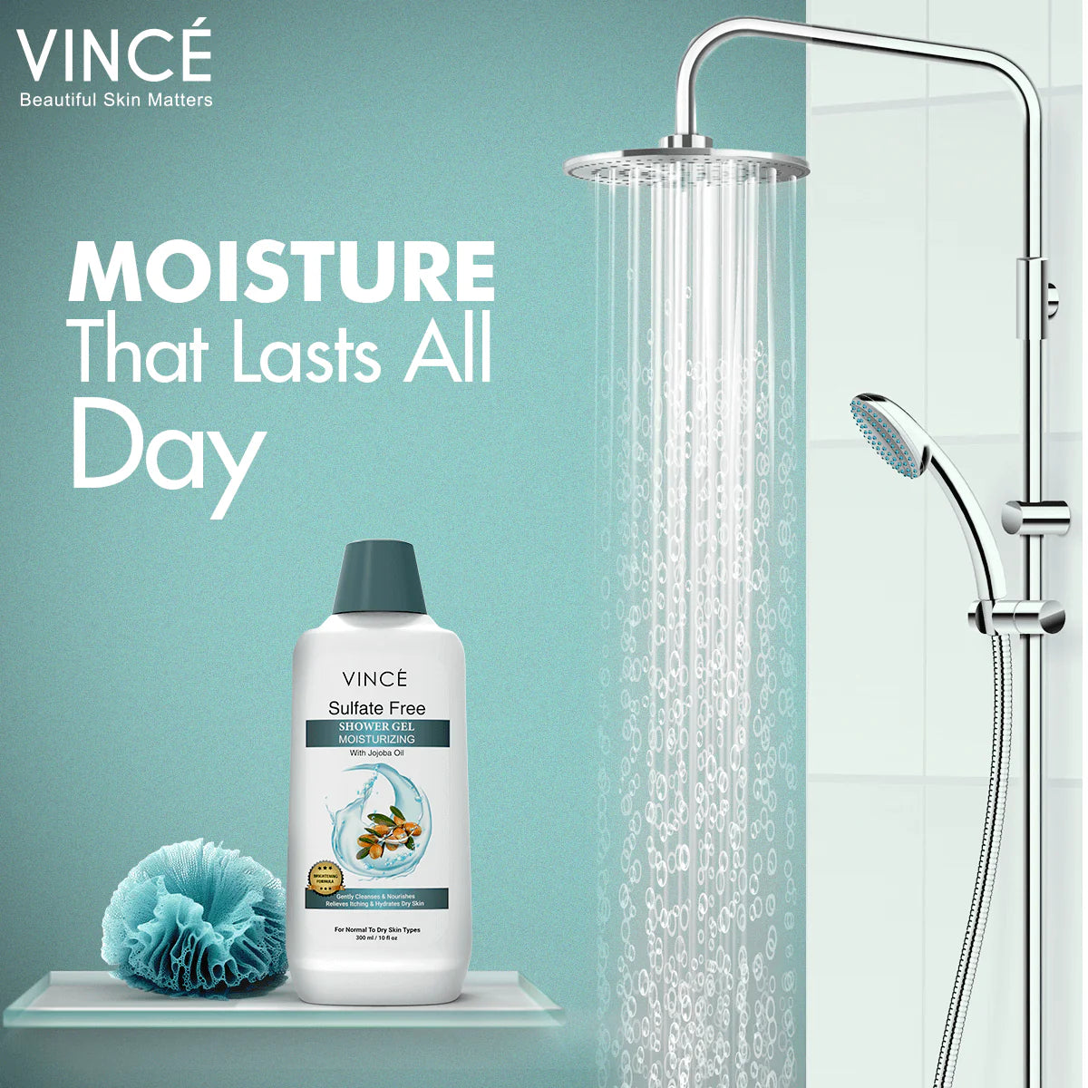 Moisturizing Shower Gel – Hydrate & Refresh Your Skin - Vince Care