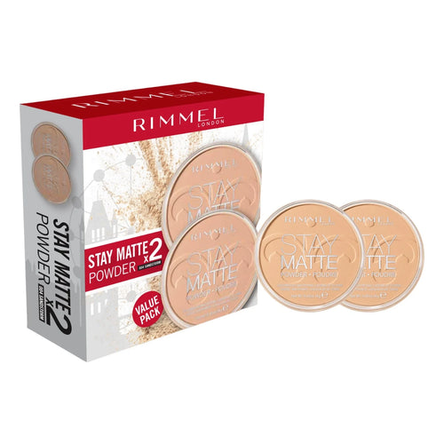 Rimmel Stay Matte Powder X2 - 004 Sandstrom | Long-Lasting Shine Control