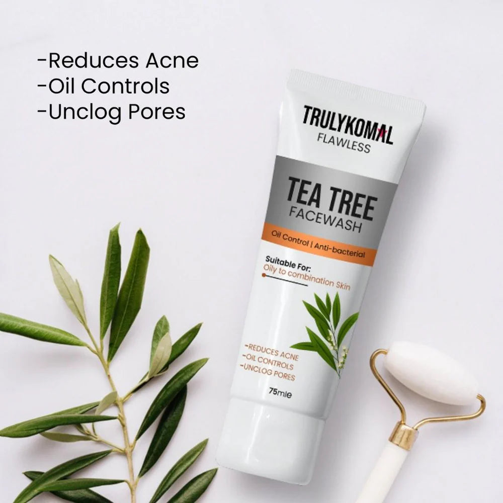 Tea Tree Oil Face Wash |  Acne-Free Skin - TRULY KOMAL